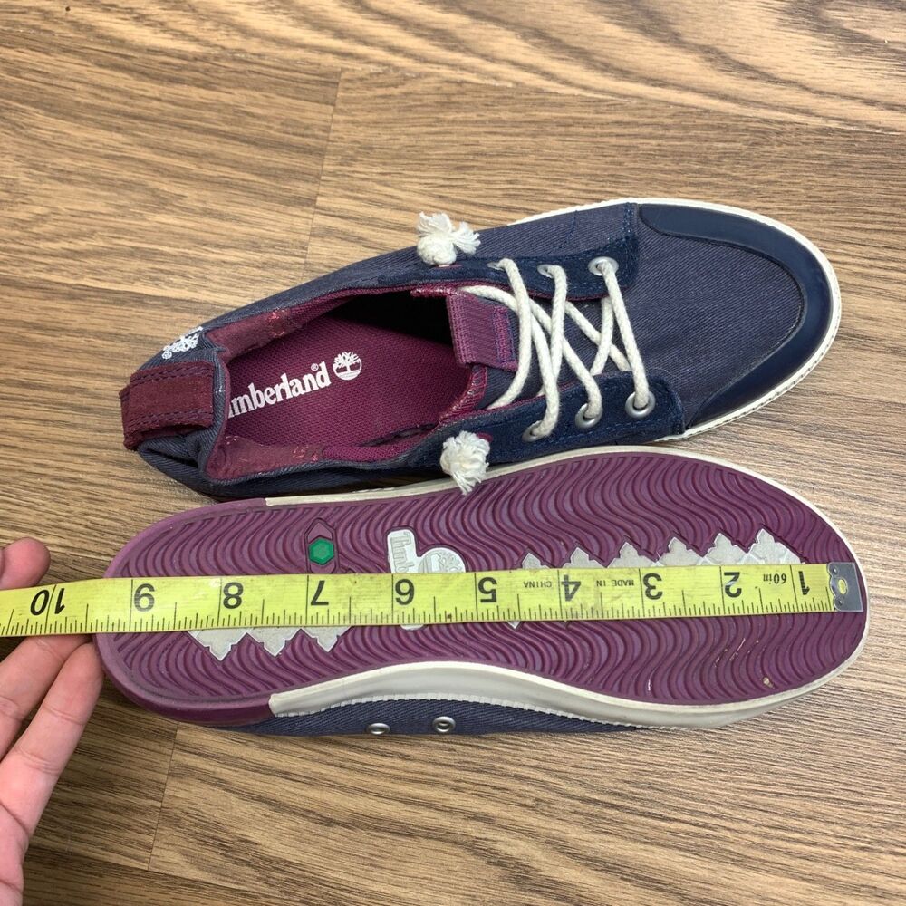 TIMBERLAND Newport Bay Canvas Oxford‎ Boat Shoes Slip-on Sneakers - Blue 6 - Picture 10 of 10